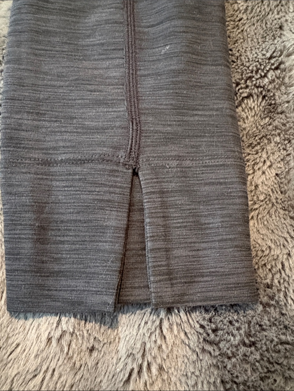 SOREL x prAna Black/Gray Leggings with Orange Logo Tab Size M - Picture 4 of 8